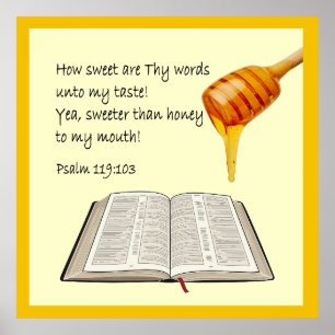 Affiche Psalm 119:103