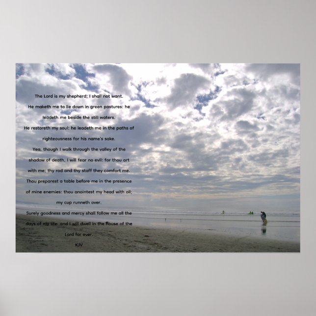 Affiche Psalm 23 (Devant)