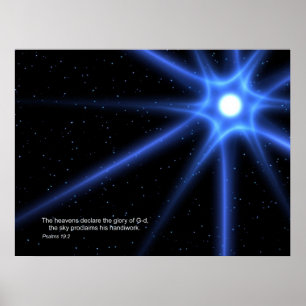 Affiche Psalms 19:2