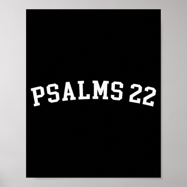 Affiche Psalms 22  (Devant)