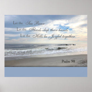 Affiche Psalms 98 Let the Sea Roar