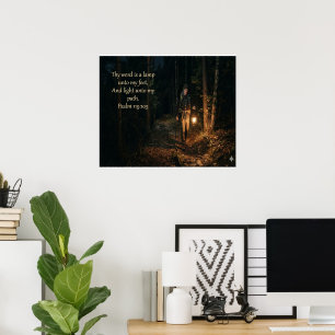 Affiche Psaume 119 :105 Ta Parole est une Lampe à Mes Pied