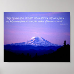 Affiche Psaume 121:1-2