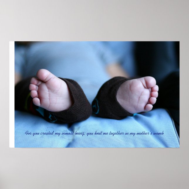 Affiche Psaume 139:13 (Devant)