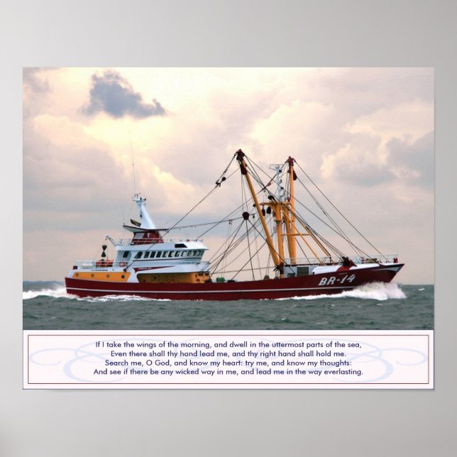 Affiche Psaume 139 : 9-10 (Devant)