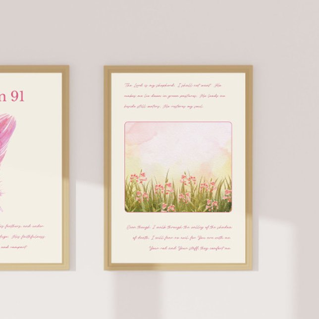 Affiche Psaume 23 (Créateur téléchargé)