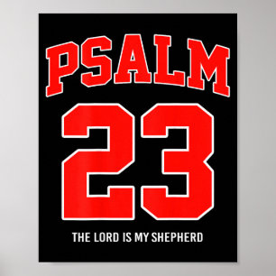 Affiche Psaume 23 Le Seigneur est mon berger (au dos)