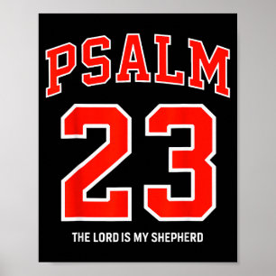 Affiche Psaume 23 Le Seigneur Est Mon Berger Christian Foo