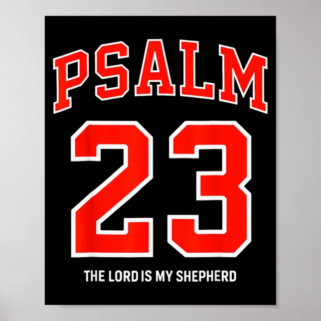Affiche Psaume 23 Le Seigneur Est Mon Berger Christian Foo (Devant)