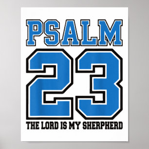 Affiche Psaume 23 Le Seigneur est mon berger drôle chrétie