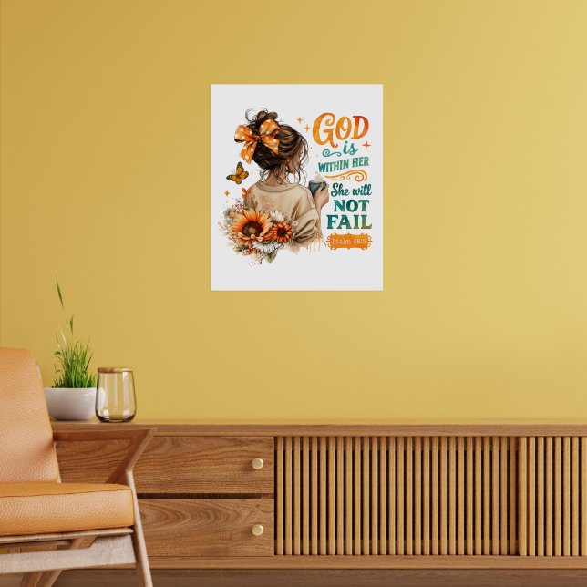 Affiche Psaume 46:5... (Salon 2)