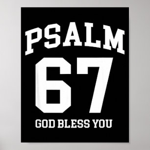Affiche Psaume 67 chrétien 6 7 Six Sept Jésus drôle Meme