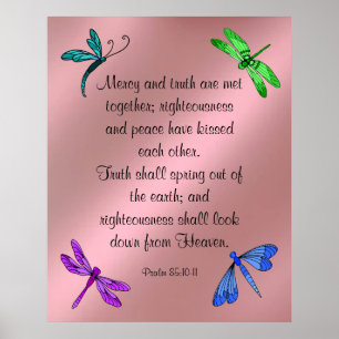 Affiche Psaume 85:10-11