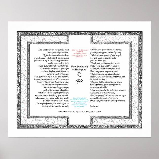 Affiche Psaume 90 (Devant)