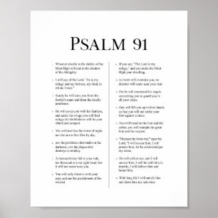Affiche Psaume 91