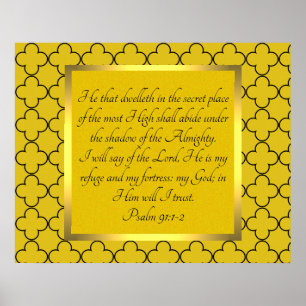 Affiche Psaume 91:1-2