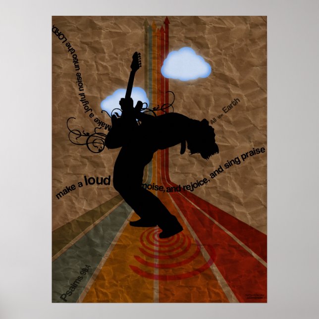 Affiche Psaume bruyante 98:4 (Devant)