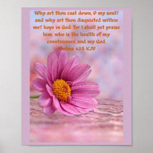 Affiche Psaumes 43 v5 foi, inspirant stimulant