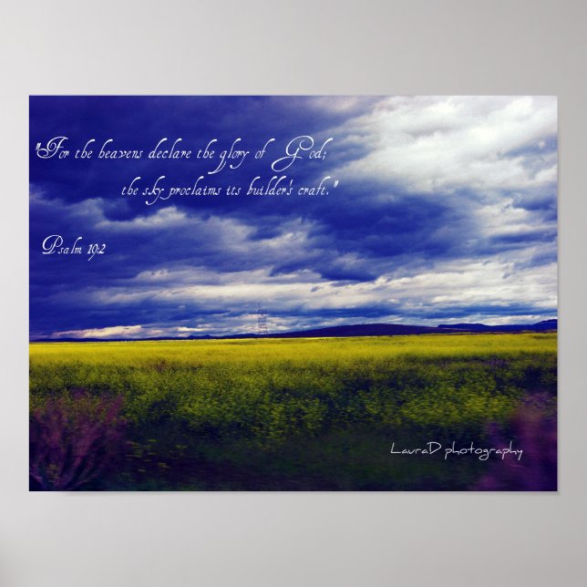 Affiche Pslam 19:2 (Devant)