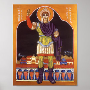Affiche PSS. Imperatoris Romani Theodosii Magni Icon