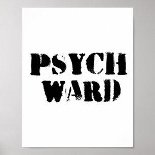 Affiche Psych Ward Funny Halloween Costume Prisonnier Cade
