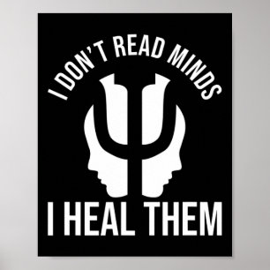 Affiche Psyché santé mentale - Psychothérapeute