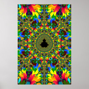 Affiche Psychedelic Mandelbrot