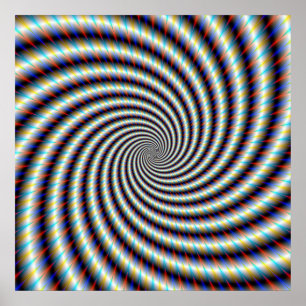 Affiche Psychedelic Swirl