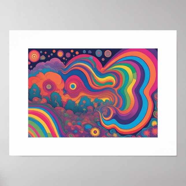 Affiche Psychédélique (Devant)