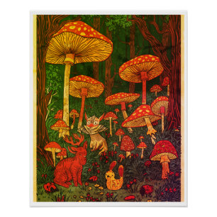 Affiche psychédélique