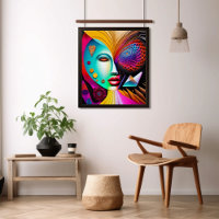 Psychédélique Spirale femme Rainbow Energy Abstrai