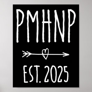 Affiche Psychiatrie infirmière praticienne Pmhnp Graduatio