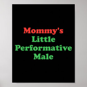 Affiche Psychologie, Maman, Petite maman, Mal performatif