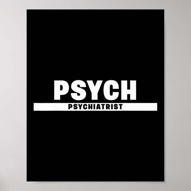 Affiche Psychologue certifié par le conseil de santé menta (Devant)