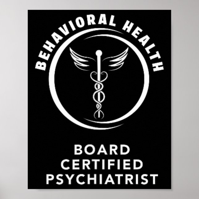 Affiche Psychologue certifié par le conseil d'hygiène ment (Devant)