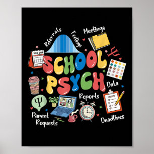 Affiche Psychologue Scolaire Appréciation Santé Mentale Co