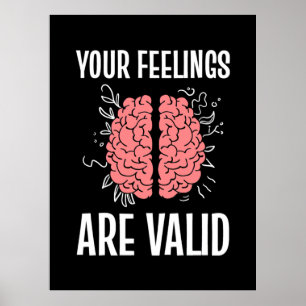 Affiche Psychologue Vos Sentiments Sont Valables