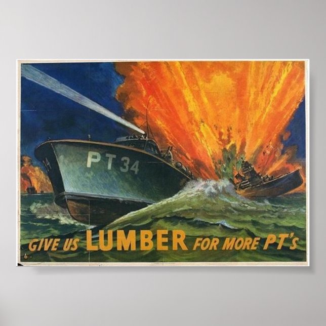 Affiche PT Boats 2ÈME GUERRE MONDIALE (Devant)
