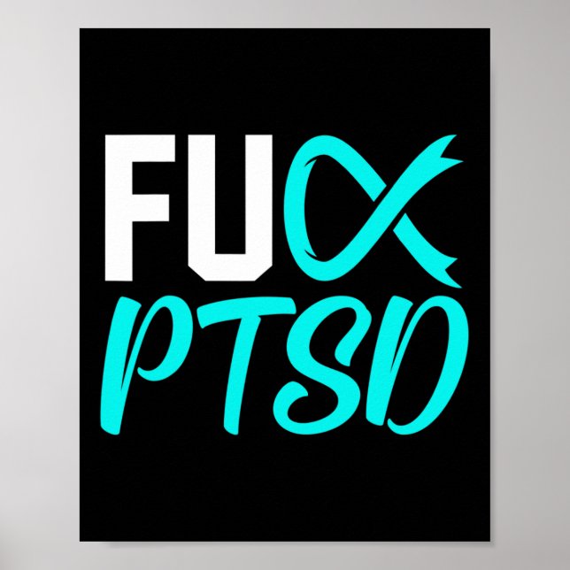 Affiche Ptsd Post Traumatic Stress Disorder Sensibilisatio (Devant)