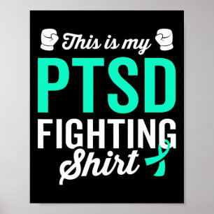 Affiche Ptsd Stress Guerrier Survivor Sensibilisation Obte