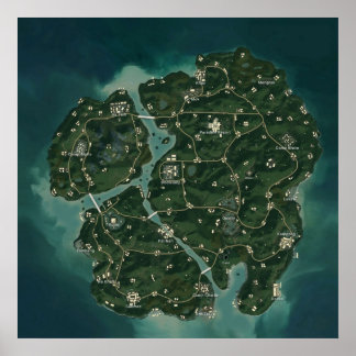 Affiche PUBG Nouveau Sanhok Savage 8192x8192