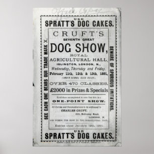 Affiche publicitaire Cruft's Dog Show