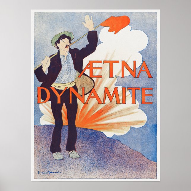 Affiche publicitaire vintage (Devant)