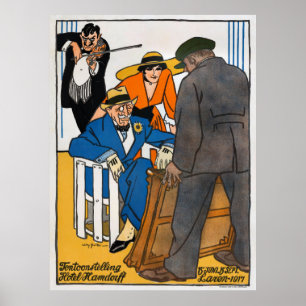 Affiche publicitaire Vintage de Pays-Bas Laren 191