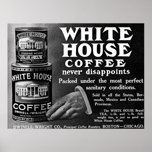 Affiche Publicité au café (Devant)