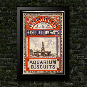 Affiche Publicité commerciale pour produit alimentaire déc