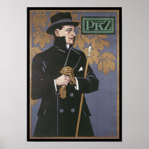 Affiche Publicité d'appareillage Vintage PKZ