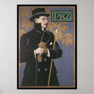 Affiche Publicité d'appareillage Vintage PKZ
