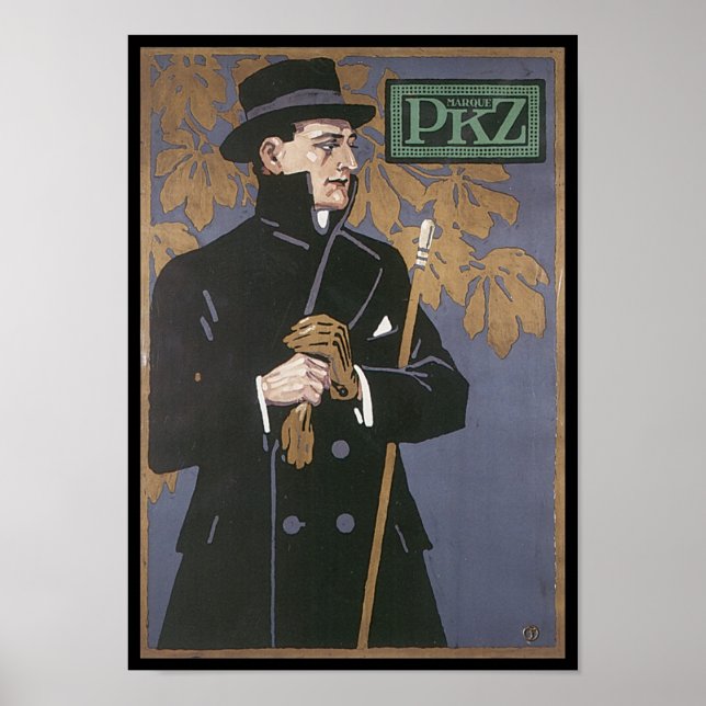 Affiche Publicité d'appareillage Vintage PKZ (Devant)
