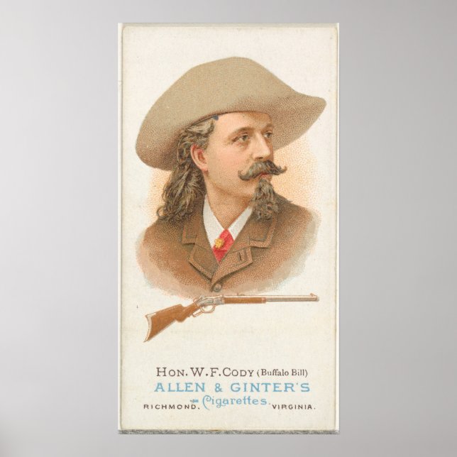 Affiche Publicité de cigarettes de Buffalo Bill (Devant)
